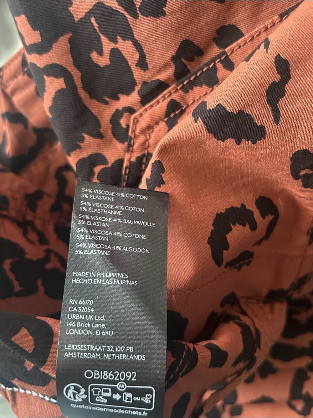 Maeve By Anthropologie The Colette Wide Leg Cropped Leopard Pants Sz 28 - Picture 10 of 10